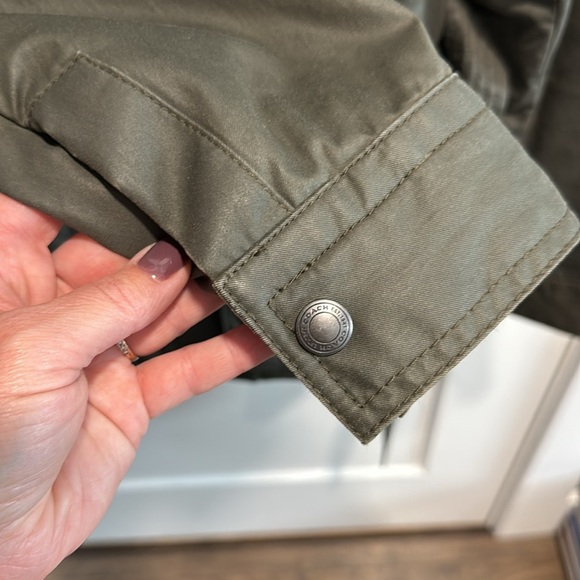 Coach Waxed Belt Hack Utility Jacket Leather Details - Picture 11 of 16